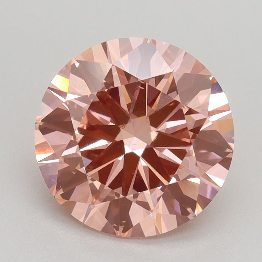 Loose Diamond - ROUND 2.6ct Fancy Intense Pink VS2: Loose Diamond - ROUND 2.6ct Fancy Intense Pink VS2 Source: This is a real non-mined Diamond that has been grown in a lab Shape: ROUND Carats: 2.6 Color: Fancy Intense Pink Certification: IGI Video: