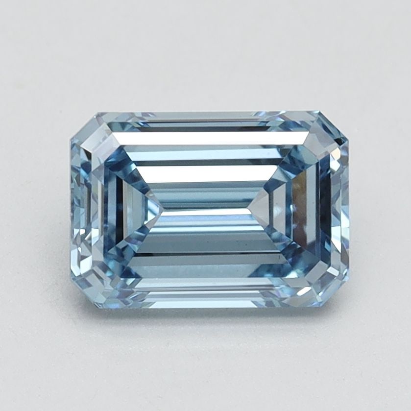 Loose Diamond - EMERALD 1.51ct Fancy Intense Blue VS1: Loose Diamond - EMERALD 1.51ct Fancy Intense Blue VS1 Source: This is a real non-mined Diamond that has been grown in a lab Shape: EMERALD Carats: 1.51 Color: Fancy Intense Blue Certification: IGI Vid