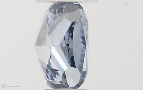 Loose Diamond - CUSHION MODIFIED 0.33ct Fancy Intense Blue SI2: Loose Diamond - CUSHION MODIFIED 0.33ct Fancy Intense Blue SI2 Source: This is a real non-mined Diamond that has been grown in a lab Shape: CUSHION MODIFIED Carats: 0.33 Color: Fancy Intense Blue Cert