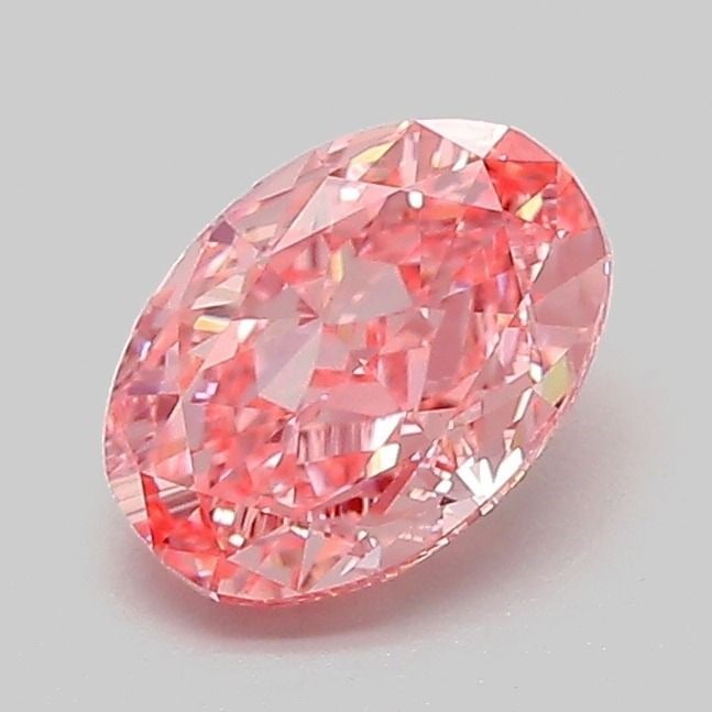 Loose Diamond - OVAL 1.03ct Fancy Vivid Pink VS1: Loose Diamond - OVAL 1.03ct Fancy Vivid Pink VS1 Source: This is a real non-mined Diamond that has been grown in a lab Shape: OVAL Carats: 1.03 Color: Fancy Vivid Pink Certification: IGI Video: