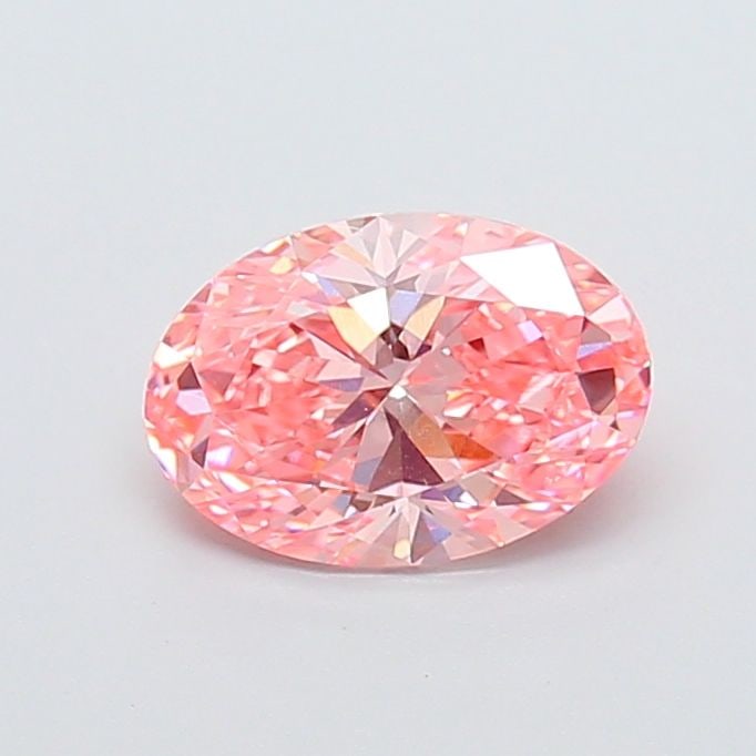 Loose Diamond - OVAL 1.61ct Fancy Vivid Pink VVS2: Loose Diamond - OVAL 1.61ct Fancy Vivid Pink VVS2 Source: This is a real non-mined Diamond that has been grown in a lab Shape: OVAL Carats: 1.61 Color: Fancy Vivid Pink Certification: IGI Video: