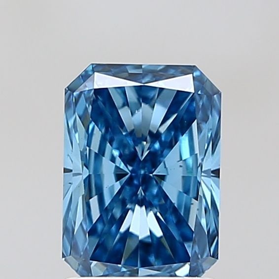 Loose Diamond - RADIANT 1.5ct Fancy Vivid Blue VS2: Loose Diamond - RADIANT 1.5ct Fancy Vivid Blue VS2 Source: This is a real non-mined Diamond that has been grown in a lab Shape: RADIANT Carats: 1.5 Color: Fancy Vivid Blue Certification: IGI Video: