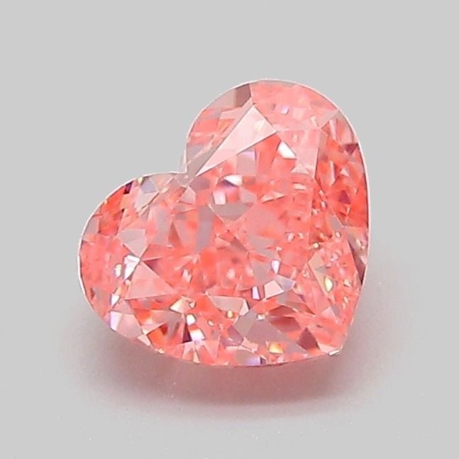 Loose Diamond - HEART 1.07ct Fancy Vivid Pink VS1: Loose Diamond - HEART 1.07ct Fancy Vivid Pink VS1 Source: This is a real non-mined Diamond that has been grown in a lab Shape: HEART Carats: 1.07 Color: Fancy Vivid Pink Certification: IGI Video: