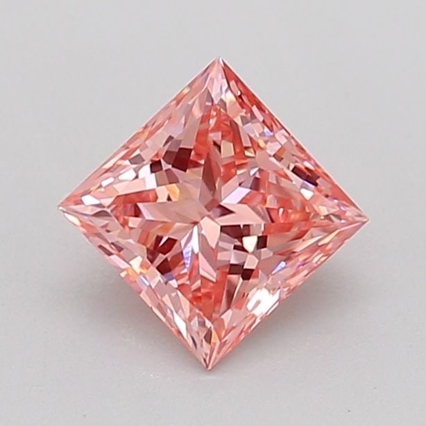 Loose Diamond - PRINCESS 0.9ct Fancy Vivid Pink VS1: Loose Diamond - PRINCESS 0.9ct Fancy Vivid Pink VS1 Source: This is a real non-mined Diamond that has been grown in a lab Shape: PRINCESS Carats: 0.9 Color: Fancy Vivid Pink Certification: IGI Video: