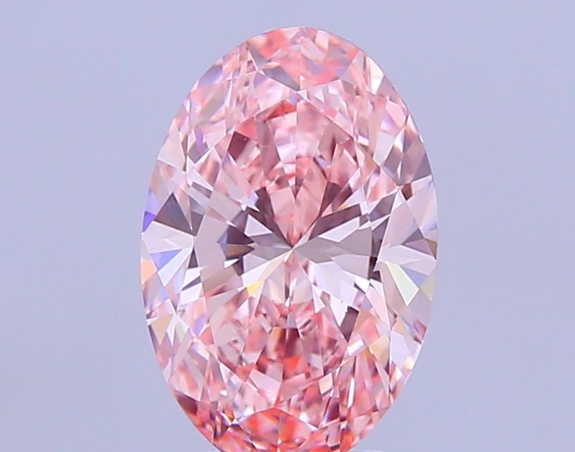Loose Diamond - OVAL 3.56ct Fancy Vivid Pink VS1: Loose Diamond - OVAL 3.56ct Fancy Vivid Pink VS1 Source: This is a real non-mined Diamond that has been grown in a lab Shape: OVAL Carats: 3.56 Color: Fancy Vivid Pink Certification: IGI Video: