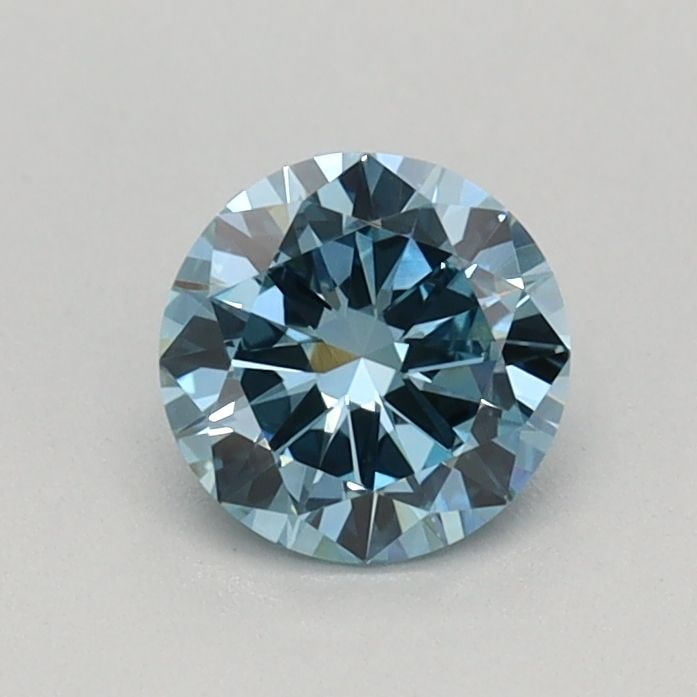 Loose Diamond - ROUND 0.41ct Fancy Vivid Blue VS1: Loose Diamond - ROUND 0.41ct Fancy Vivid Blue VS1 Source: This is a real non-mined Diamond that has been grown in a lab Shape: ROUND Carats: 0.41 Color: Fancy Vivid Blue Certification: IGI Video: