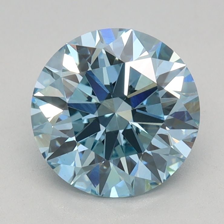 Ideal Loose Diamond - ROUND 1.08ct Fancy Vivid Blue VS1: Ideal Loose Diamond - ROUND 1.08ct Fancy Vivid Blue VS1 Source: This is a real non-mined Diamond that has been grown in a lab Shape: ROUND Carats: 1.08 Color: Fancy Vivid Blue Certification: IGI Video