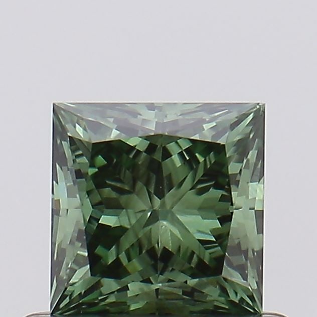 Loose Diamond - PRINCESS 0.52ct Fancy Vivid Green VS2: Loose Diamond - PRINCESS 0.52ct Fancy Vivid Green VS2 Source: This is a real non-mined Diamond that has been grown in a lab Shape: PRINCESS Carats: 0.52 Color: Fancy Vivid Green Certification: NONE Vi