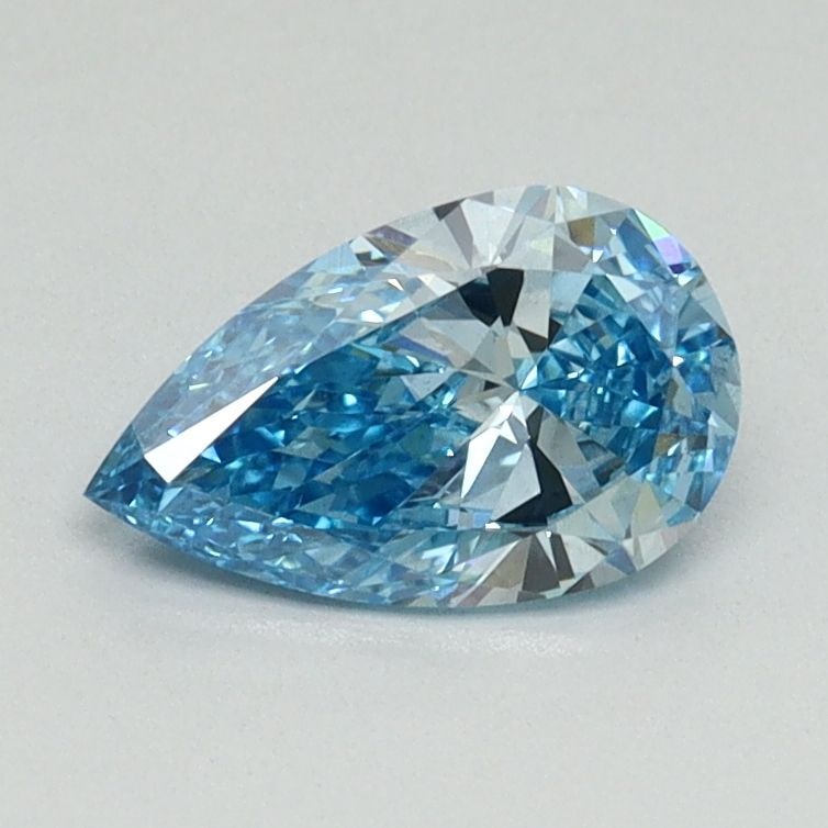 Loose Diamond - PEAR 0.7ct Fancy Blue VS1: Loose Diamond - PEAR 0.7ct Fancy Blue VS1 Source: This is a real non-mined Diamond that has been grown in a lab Shape: PEAR Carats: 0.7 Color: Fancy Blue Certification: NONE Video: Video Link PLEASE