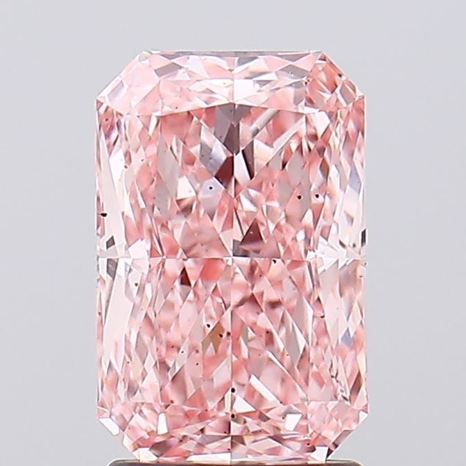 Loose Diamond - RADIANT 2.51ct Fancy Intense Pink VS2: Loose Diamond - RADIANT 2.51ct Fancy Intense Pink VS2 Source: This is a real non-mined Diamond that has been grown in a lab Shape: RADIANT Carats: 2.51 Color: Fancy Intense Pink Certification: IGI Vid