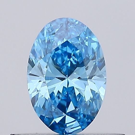 Loose Diamond - OVAL 0.41ct Fancy Vivid Blue VVS2: Loose Diamond - OVAL 0.41ct Fancy Vivid Blue VVS2 Source: This is a real non-mined Diamond that has been grown in a lab Shape: OVAL Carats: 0.41 Color: Fancy Vivid Blue Certification: NONE Video: