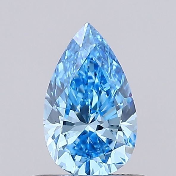 Loose Diamond - PEAR 0.47ct Fancy Vivid Blue VS1: Loose Diamond - PEAR 0.47ct Fancy Vivid Blue VS1 Source: This is a real non-mined Diamond that has been grown in a lab Shape: PEAR Carats: 0.47 Color: Fancy Vivid Blue Certification: IGI Video: