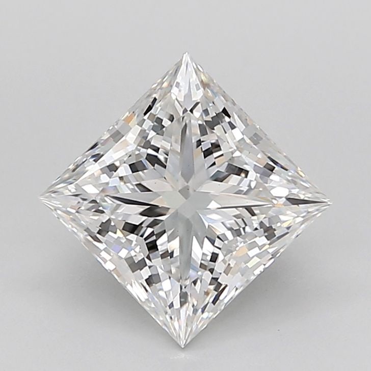 Loose Diamond - PRINCESS 2.55ct E VS1: Loose Diamond - PRINCESS 2.55ct E VS1 Source: This is a real non-mined Diamond that has been grown in a lab Shape: PRINCESS Carats: 2.55 Color: E Clarity: VS1 Certification: IGI Video:
