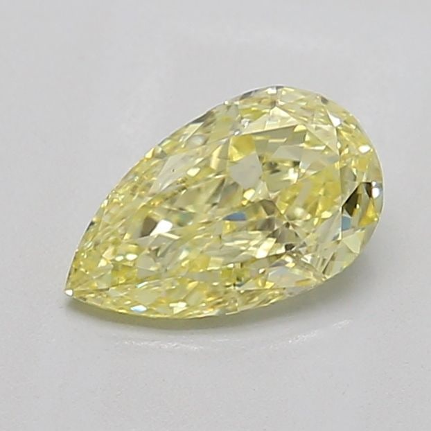 Loose Diamond - PEAR 1.1ct Fancy Intense Yellow VS2: Loose Diamond - PEAR 1.1ct Fancy Intense Yellow VS2 Source: This is a real non-mined Diamond that has been grown in a lab Shape: PEAR Carats: 1.1 Color: Fancy Intense Yellow Certification: IGI PLEASE 