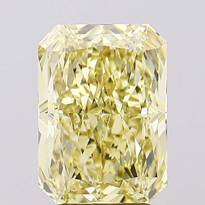 Loose Diamond - RADIANT 3.77ct Fancy Intense Yellow VS2: Loose Diamond - RADIANT 3.77ct Fancy Intense Yellow VS2 Source: This is a real non-mined Diamond that has been grown in a lab Shape: RADIANT Carats: 3.77 Color: Fancy Intense Yellow Certification: IGI