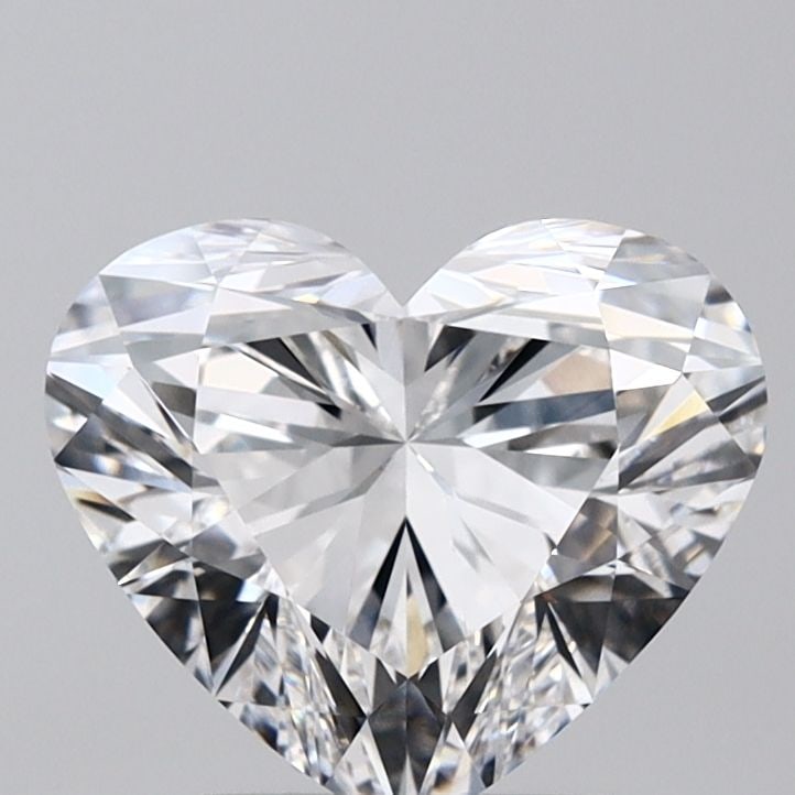 Loose Diamond - HEART 2.56ct E VVS2: Loose Diamond - HEART 2.56ct E VVS2 Source: This is a real non-mined Diamond that has been grown in a lab Shape: HEART Carats: 2.56 Color: E Clarity: VVS2 Certification: GIA Video: