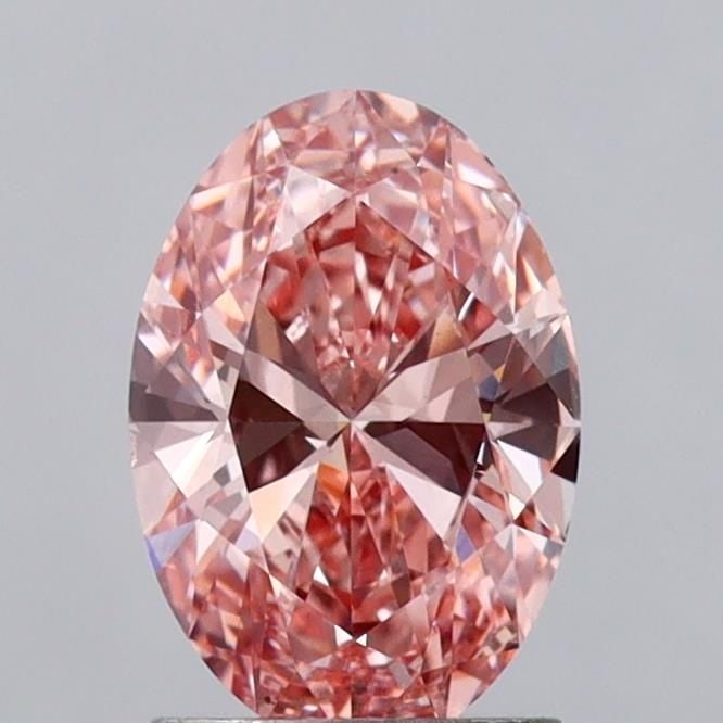 Loose Diamond - OVAL 1.5ct Fancy Vivid Pink VS1: Loose Diamond - OVAL 1.5ct Fancy Vivid Pink VS1 Source: This is a real non-mined Diamond that has been grown in a lab Shape: OVAL Carats: 1.5 Color: Fancy Vivid Pink Certification: IGI Video: