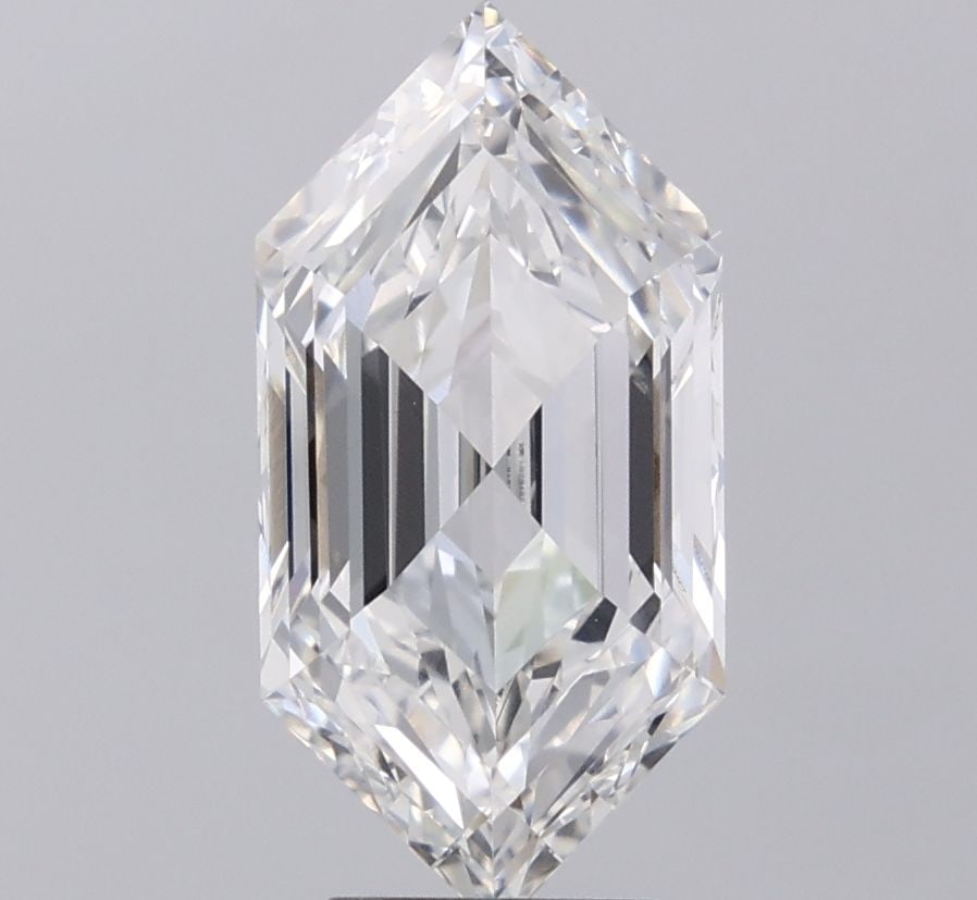Loose Diamond - HEXAGONAL 4.57ct F VVS2: Loose Diamond - HEXAGONAL 4.57ct F VVS2 Source: This is a real non-mined Diamond that has been grown in a lab Shape: HEXAGONAL Carats: 4.57 Color: F Clarity: VVS2 Certification: IGI Video: