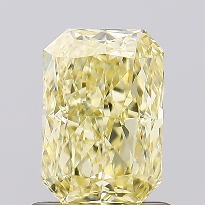 Loose Diamond - RADIANT 1.01ct Fancy Intense Yellow VS1: Loose Diamond - RADIANT 1.01ct Fancy Intense Yellow VS1 Source: This is a real non-mined Diamond that has been grown in a lab Shape: RADIANT Carats: 1.01 Color: Fancy Intense Yellow Certification: IGI