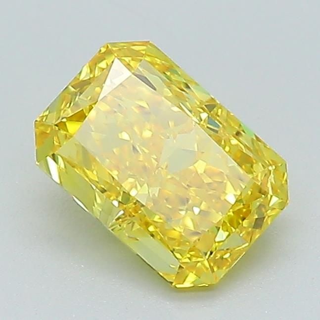 Loose Diamond - RADIANT 1.08ct Fancy Vivid Yellow VS2: Loose Diamond - RADIANT 1.08ct Fancy Vivid Yellow VS2 Source: This is a real non-mined Diamond that has been grown in a lab Shape: RADIANT Carats: 1.08 Color: Fancy Vivid Yellow Certification: IGI Vid