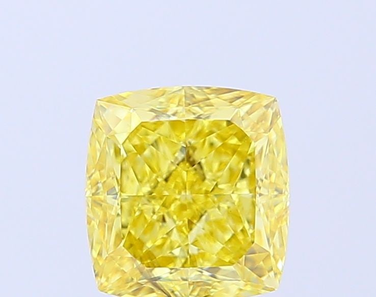 Loose Diamond - CUSHION MODIFIED 2.58ct Fancy Intense Yellow SI1: Loose Diamond - CUSHION MODIFIED 2.58ct Fancy Intense Yellow SI1 Source: This is a real non-mined Diamond that has been grown in a lab Shape: CUSHION MODIFIED Carats: 2.58 Color: Fancy Intense Yellow 