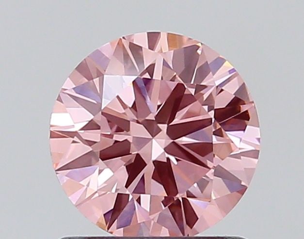 Loose Diamond - ROUND 0.88ct Fancy Vivid Pink VVS2: Loose Diamond - ROUND 0.88ct Fancy Vivid Pink VVS2 Source: This is a real non-mined Diamond that has been grown in a lab Shape: ROUND Carats: 0.88 Color: Fancy Vivid Pink Certification: NONE PLEASE NO