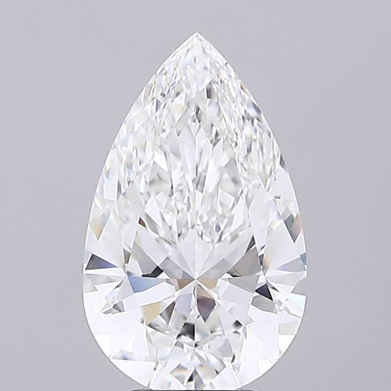 Loose Diamond - PEAR 5.04ct F VVS2: Loose Diamond - PEAR 5.04ct F VVS2 Source: This is a real non-mined Diamond that has been grown in a lab Shape: PEAR Carats: 5.04 Color: F Clarity: VVS2 Certification: IGI Video: