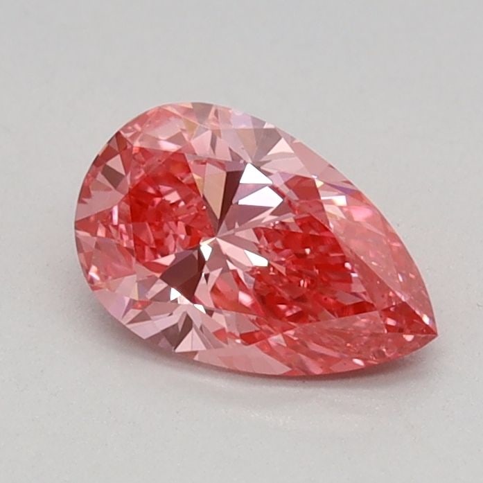 Loose Diamond - PEAR 0.45ct Fancy Vivid Pink VS1: Loose Diamond - PEAR 0.45ct Fancy Vivid Pink VS1 Source: This is a real non-mined Diamond that has been grown in a lab Shape: PEAR Carats: 0.45 Color: Fancy Vivid Pink Certification: IGI Video: