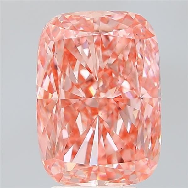 Loose Diamond - CUSHION MODIFIED 5.0ct Fancy Vivid Pink VS1: Loose Diamond - CUSHION MODIFIED 5.0ct Fancy Vivid Pink VS1 Source: This is a real non-mined Diamond that has been grown in a lab Shape: CUSHION MODIFIED Carats: 5.0 Color: Fancy Vivid Pink Certificat