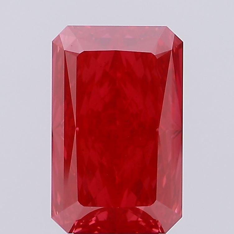 Loose Diamond - RADIANT 6.3ct Fancy Deep Red VS2: Loose Diamond - RADIANT 6.3ct Fancy Deep Red VS2 Source: This is a real non-mined Diamond that has been grown in a lab Shape: RADIANT Carats: 6.3 Color: Fancy Deep Red Certification: IGI Video: