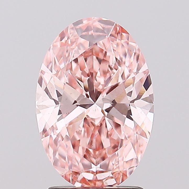 Loose Diamond - OVAL 2.01ct Fancy Intense Pink VS1: Loose Diamond - OVAL 2.01ct Fancy Intense Pink VS1 Source: This is a real non-mined Diamond that has been grown in a lab Shape: OVAL Carats: 2.01 Color: Fancy Intense Pink Certification: IGI PLEASE NO