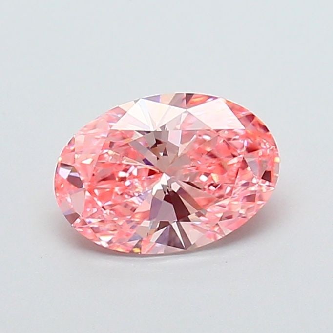 Loose Diamond - OVAL 1.61ct Fancy Vivid Pink VS1: Loose Diamond - OVAL 1.61ct Fancy Vivid Pink VS1 Source: This is a real non-mined Diamond that has been grown in a lab Shape: OVAL Carats: 1.61 Color: Fancy Vivid Pink Certification: IGI Video: