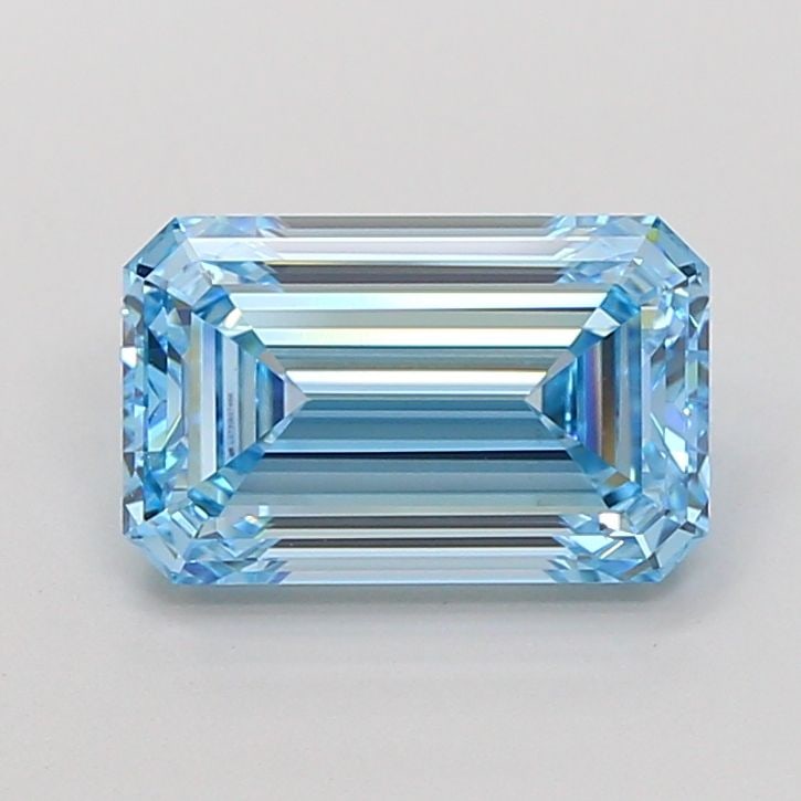 Loose Diamond - EMERALD 3.54ct Fancy Vivid Blue VS1: Loose Diamond - EMERALD 3.54ct Fancy Vivid Blue VS1 Source: This is a real non-mined Diamond that has been grown in a lab Shape: EMERALD Carats: 3.54 Color: Fancy Vivid Blue Certification: IGI Video: