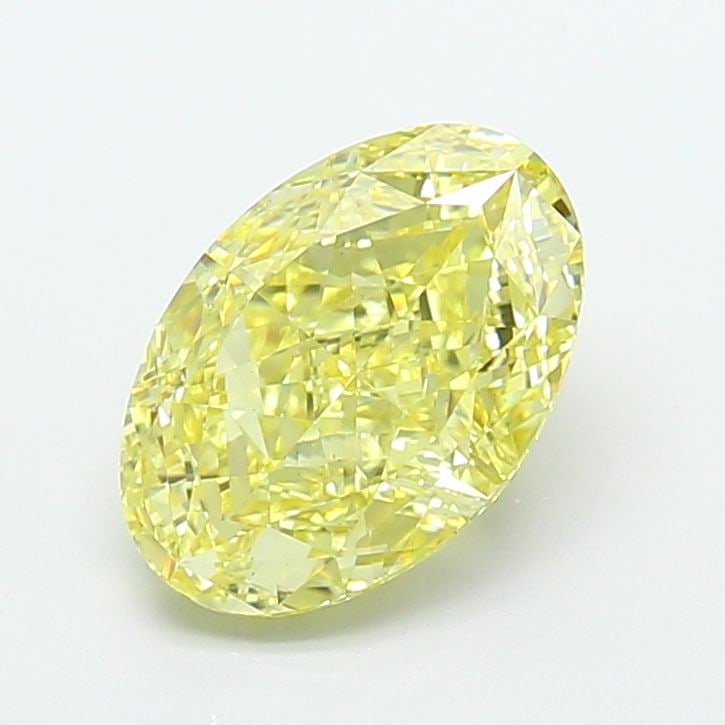 Loose Diamond - OVAL 2.66ct Fancy Intense Yellow VS1: Loose Diamond - OVAL 2.66ct Fancy Intense Yellow VS1 Source: This is a real non-mined Diamond that has been grown in a lab Shape: OVAL Carats: 2.66 Color: Fancy Intense Yellow Certification: IGI Video