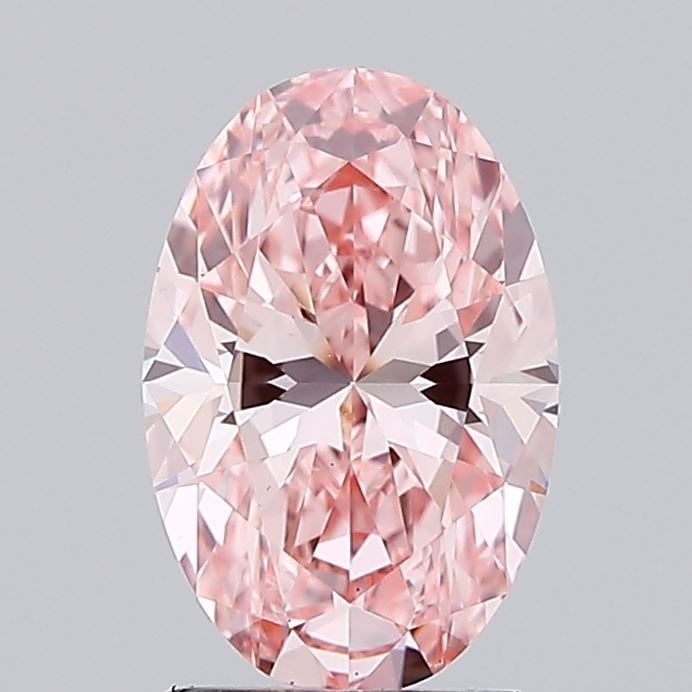 Loose Diamond - OVAL 2.06ct Fancy Vivid Pink VS1: Loose Diamond - OVAL 2.06ct Fancy Vivid Pink VS1 Source: This is a real non-mined Diamond that has been grown in a lab Shape: OVAL Carats: 2.06 Color: Fancy Vivid Pink Certification: IGI Video:
