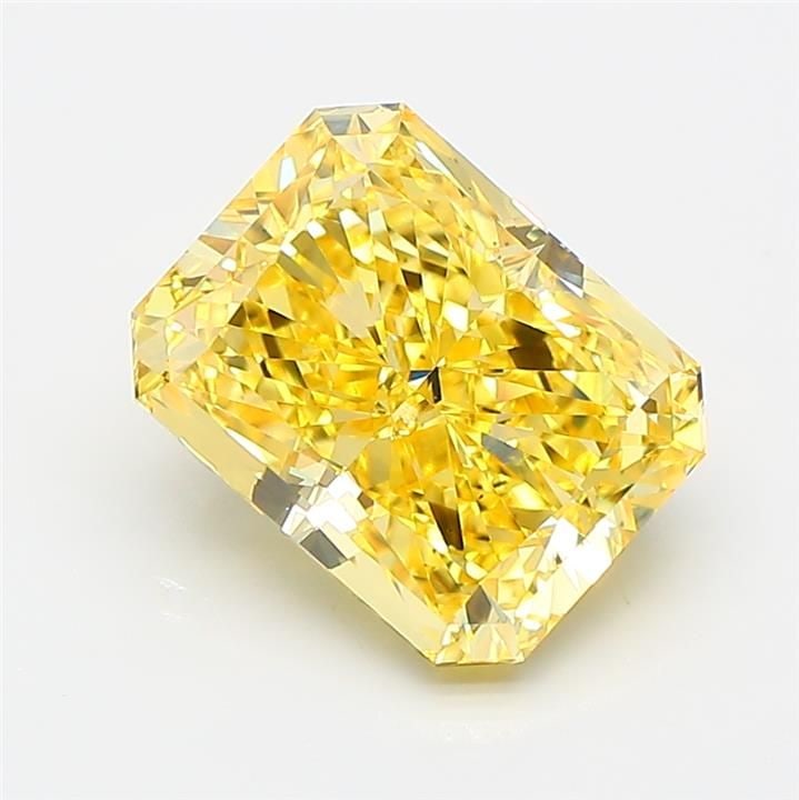 Loose Diamond - RADIANT 3.02ct Fancy Vivid Yellow VS1: Loose Diamond - RADIANT 3.02ct Fancy Vivid Yellow VS1 Source: This is a real non-mined Diamond that has been grown in a lab Shape: RADIANT Carats: 3.02 Color: Fancy Vivid Yellow Certification: IGI Vid