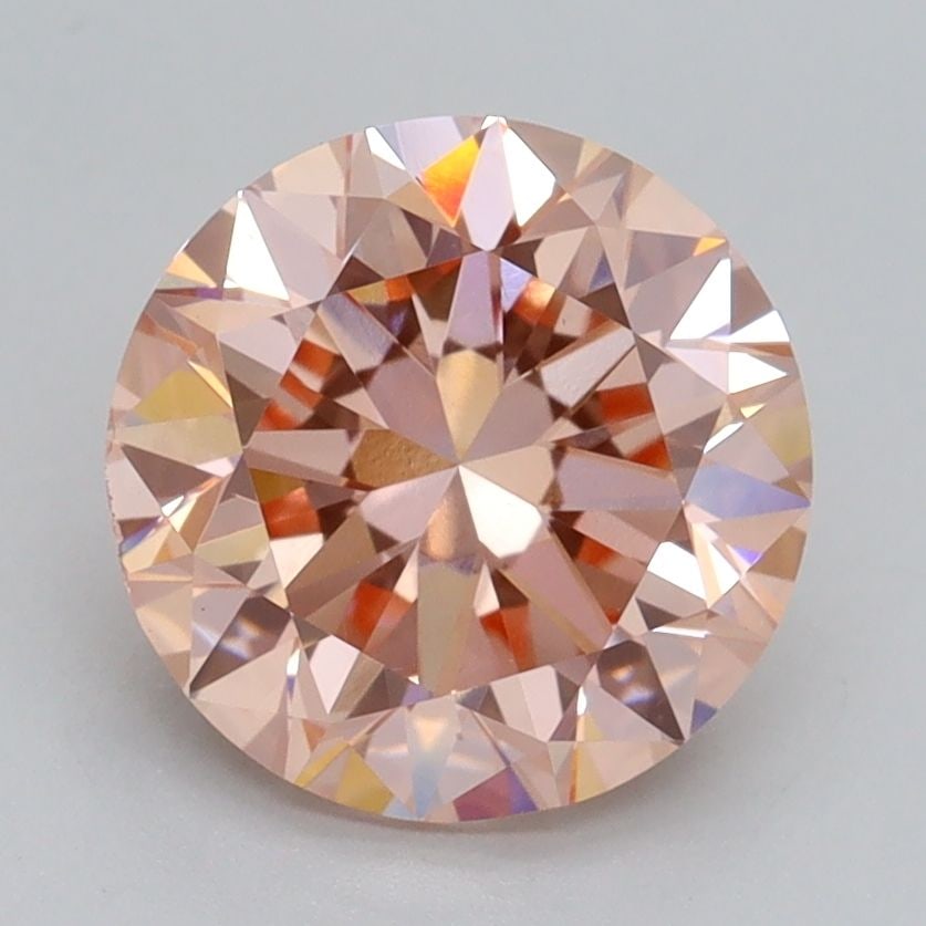 Loose Diamond - ROUND 2.5ct Fancy Intense Pink VS2: Loose Diamond - ROUND 2.5ct Fancy Intense Pink VS2 Source: This is a real non-mined Diamond that has been grown in a lab Shape: ROUND Carats: 2.5 Color: Fancy Intense Pink Certification: IGI Video: