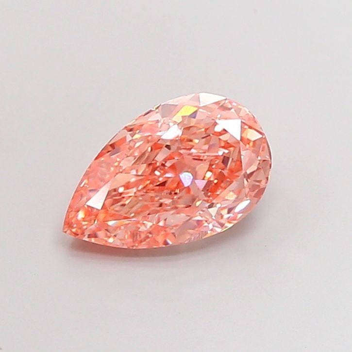 Loose Diamond - PEAR 2.28ct Fancy Intense Orangey Pink VS1: Loose Diamond - PEAR 2.28ct Fancy Intense Orangey Pink VS1 Source: This is a real non-mined Diamond that has been grown in a lab Shape: PEAR Carats: 2.28 Color: Fancy Intense Orangey Pink Certificatio