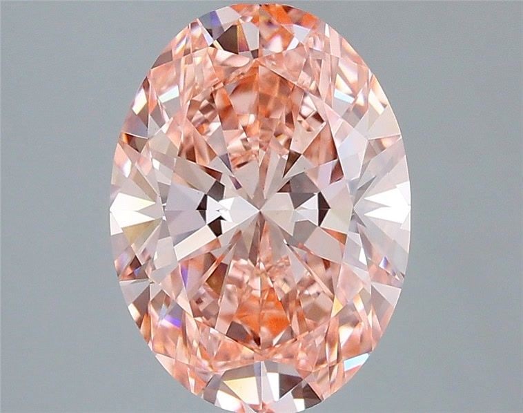 Loose Diamond - OVAL 3.02ct Fancy Vivid Pink VS1: Loose Diamond - OVAL 3.02ct Fancy Vivid Pink VS1 Source: This is a real non-mined Diamond that has been grown in a lab Shape: OVAL Carats: 3.02 Color: Fancy Vivid Pink Certification: IGI Video:
