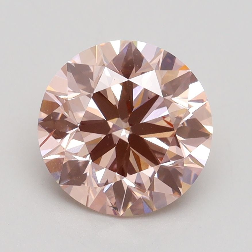Loose Diamond - ROUND 2.06ct Fancy Intense Pink SI1: Loose Diamond - ROUND 2.06ct Fancy Intense Pink SI1 Source: This is a real non-mined Diamond that has been grown in a lab Shape: ROUND Carats: 2.06 Color: Fancy Intense Pink Certification: IGI Video:
