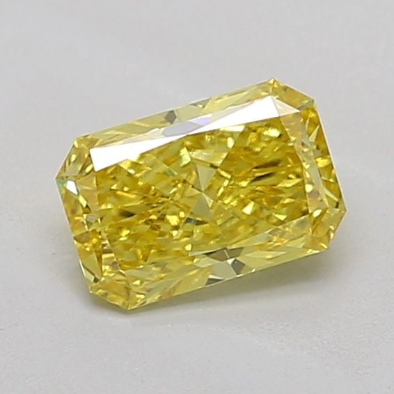 Loose Diamond - RADIANT 0.94ct Fancy Vivid Yellow VS1: Loose Diamond - RADIANT 0.94ct Fancy Vivid Yellow VS1 Source: This is a real non-mined Diamond that has been grown in a lab Shape: RADIANT Carats: 0.94 Color: Fancy Vivid Yellow Certification: IGI Vid