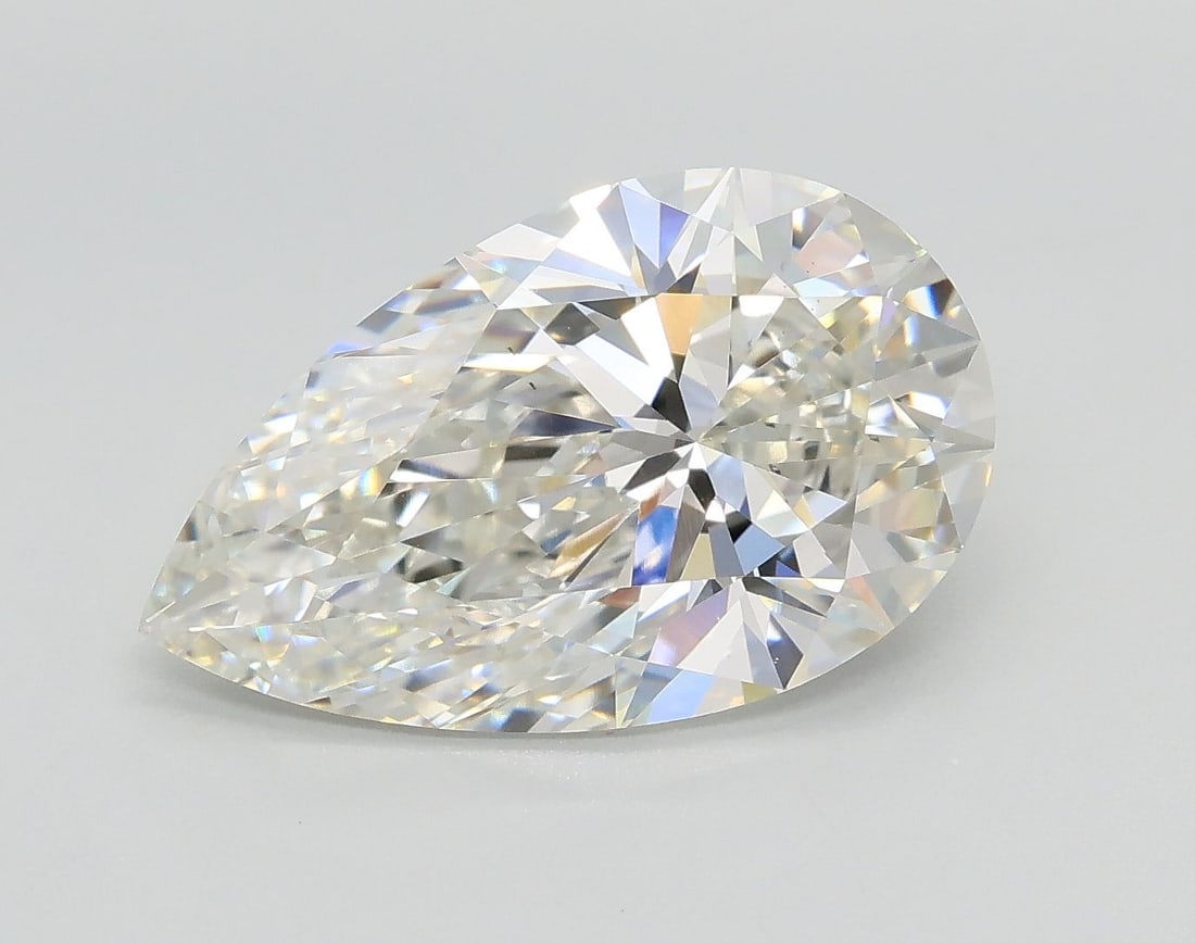 Loose Diamond - PEAR 3.51ct G VS2: Loose Diamond - PEAR 3.51ct G VS2 Source: This is a real non-mined Diamond that has been grown in a lab Shape: PEAR Carats: 3.51 Color: G Clarity: VS2 Certification: IGI Video: