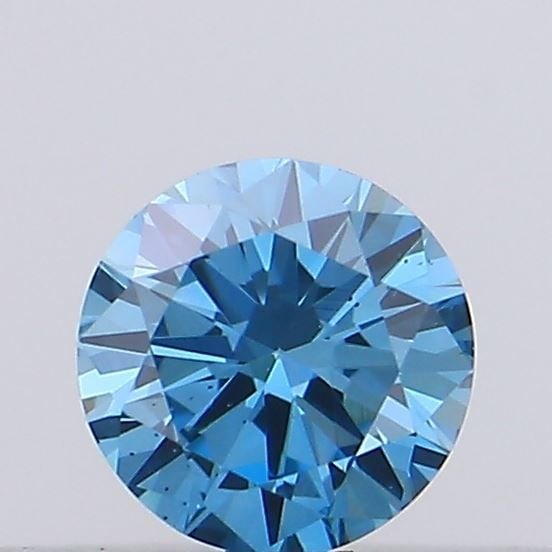 Loose Diamond - ROUND 0.1ct Fancy Vivid Blue VS1: Loose Diamond - ROUND 0.1ct Fancy Vivid Blue VS1 Source: This is a real non-mined Diamond that has been grown in a lab Shape: ROUND Carats: 0.1 Color: Fancy Vivid Blue Certification: IGI Video: