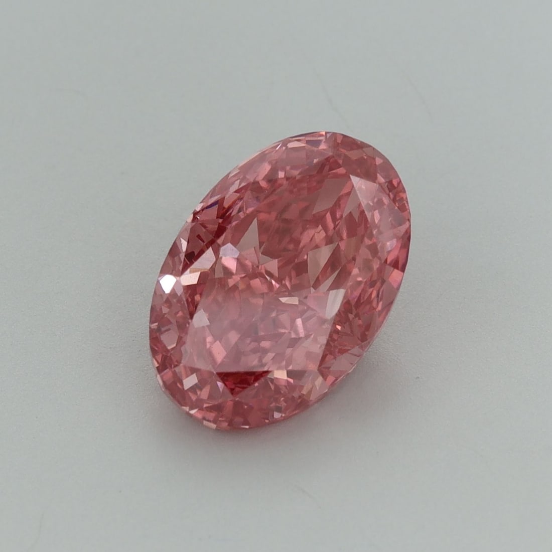 Loose Diamond - OVAL 3.29ct Fancy Vivid Pink VVS2 (1 of 1)