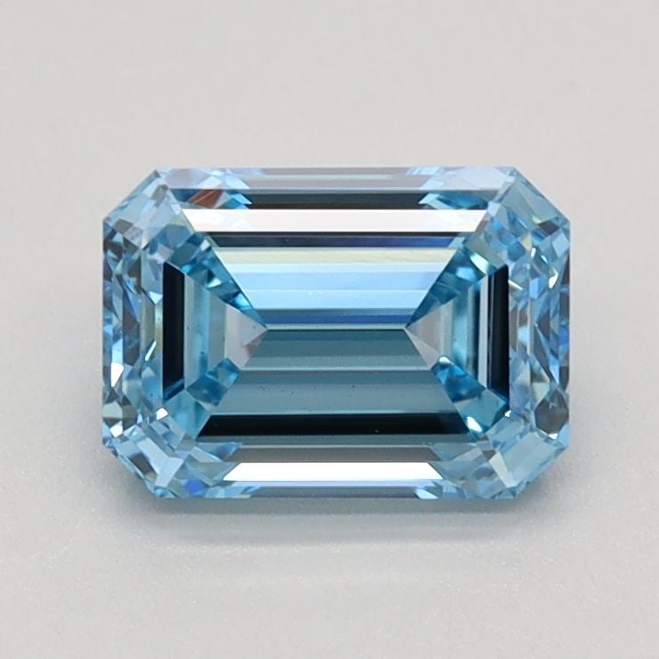 Loose Diamond - EMERALD 1.03ct Fancy Vivid Blue VS1: Loose Diamond - EMERALD 1.03ct Fancy Vivid Blue VS1 Source: This is a real non-mined Diamond that has been grown in a lab Shape: EMERALD Carats: 1.03 Color: Fancy Vivid Blue Certification: IGI Video: