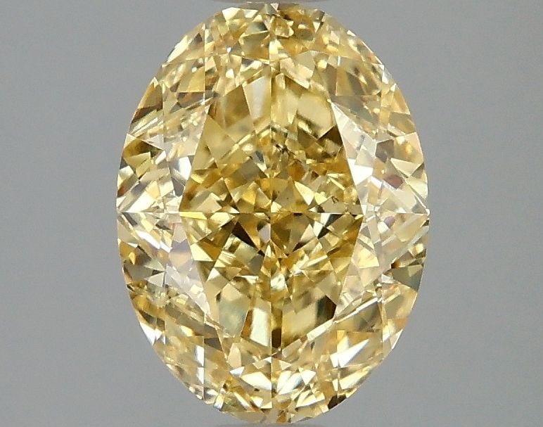 Loose Diamond - OVAL 2.05ct Fancy Vivid Yellow VVS2: Loose Diamond - OVAL 2.05ct Fancy Vivid Yellow VVS2 Source: This is a real non-mined Diamond that has been grown in a lab Shape: OVAL Carats: 2.05 Color: Fancy Vivid Yellow Certification: IGI Video: