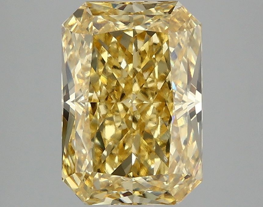 Loose Diamond - RADIANT 3.06ct Fancy Vivid Yellow VS1: Loose Diamond - RADIANT 3.06ct Fancy Vivid Yellow VS1 Source: This is a real non-mined Diamond that has been grown in a lab Shape: RADIANT Carats: 3.06 Color: Fancy Vivid Yellow Certification: IGI Vid