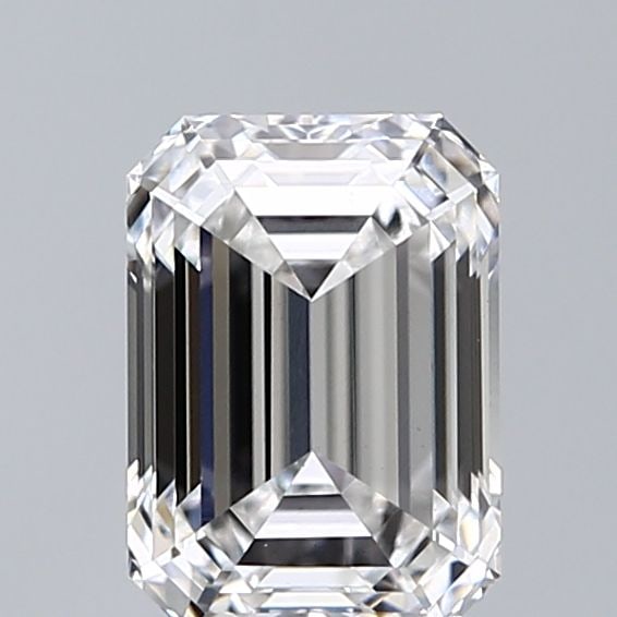 Loose Diamond - EMERALD 2.08ct E VS1: Loose Diamond - EMERALD 2.08ct E VS1 Source: This is a real non-mined Diamond that has been grown in a lab Shape: EMERALD Carats: 2.08 Color: E Clarity: VS1 Certification: IGI Video: