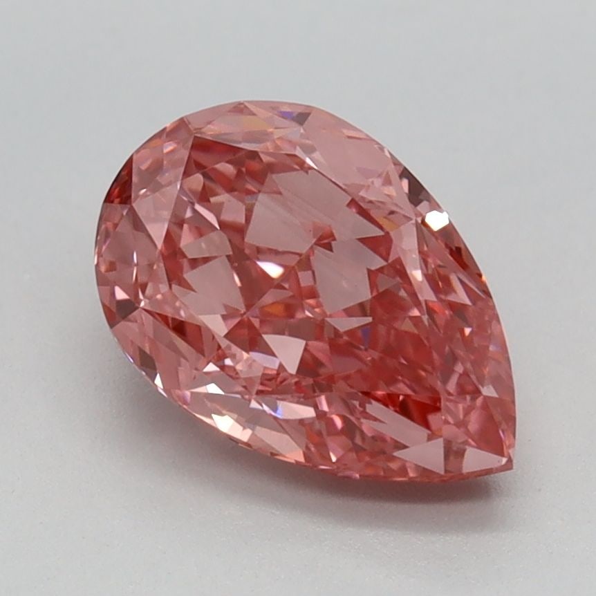 Loose Diamond - PEAR 1.43ct Fancy Vivid Pink VS1: Loose Diamond - PEAR 1.43ct Fancy Vivid Pink VS1 Source: This is a real non-mined Diamond that has been grown in a lab Shape: PEAR Carats: 1.43 Color: Fancy Vivid Pink Certification: IGI Video: