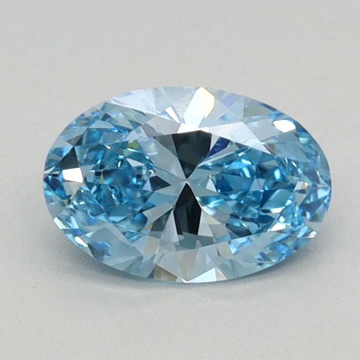 Loose Diamond - OVAL 0.59ct Fancy Vivid Blue VS1: Loose Diamond - OVAL 0.59ct Fancy Vivid Blue VS1 Source: This is a real non-mined Diamond that has been grown in a lab Shape: OVAL Carats: 0.59 Color: Fancy Vivid Blue Certification: IGI Video: